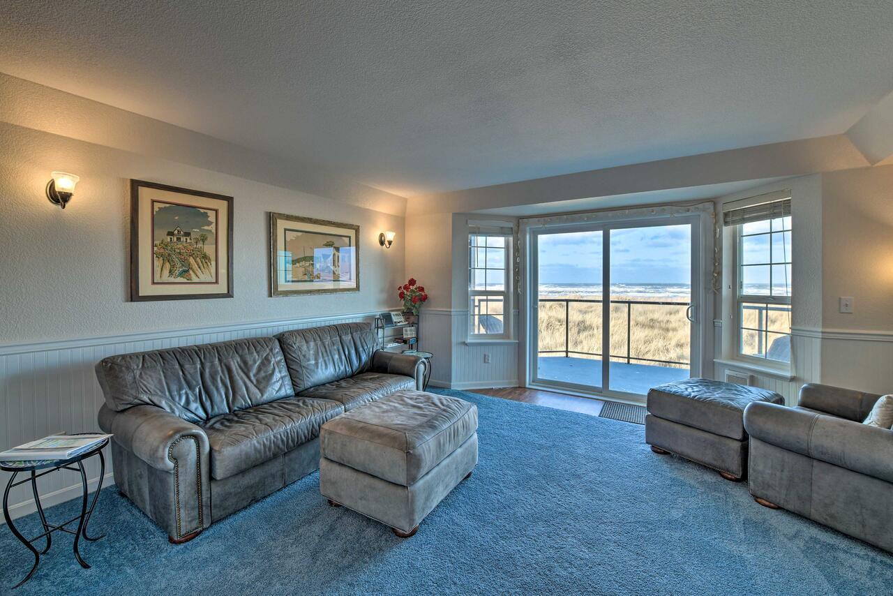 Eagles View Condo In Ocean Shores With 3 Balconies Exterior photo